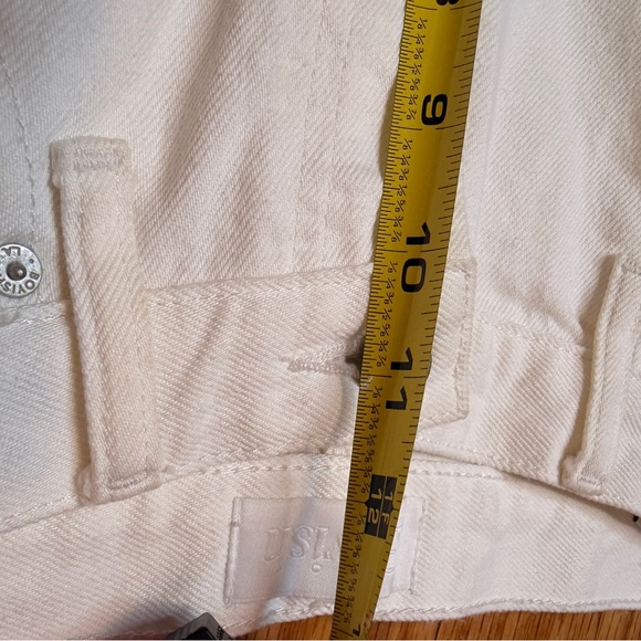 Boyish Billy High Waisted White Distressed Straight Leg High Rise Jeans 28 - Picture 12 of 12